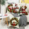 New Christmas Wreath Santa Claus Snowman Elements Festive Warm Home Bedroom Sofa Cushion Cushion