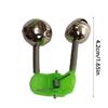 100Pcs Loud Alarm Fishing Rod Indicator Alarm Fishing Rod Bell Rod Clamp Twin Bells Outdoor Fishing Accessories Tools