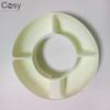 Silicone Snack Bowl Food-Grade Reusable Snack Ring Lightweight Candy Platter with 4 Compartments for Stanley Cup 40oz 30oz