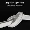 1 Piece Soft Recessed Silicone Diffuser Channel For 5050 Cob Flexible Ribbon Strip Light 1/3/5M Embedded Led Neon Rope Tube