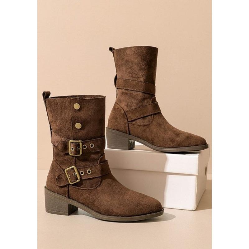 Short Boots, Women's Shoes, Slim Boots, New Retro Pointed Boots, Fashion Boots, Martin Boots