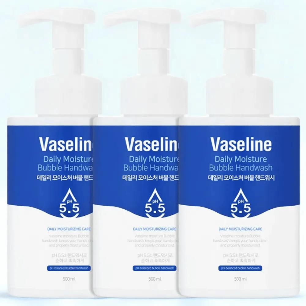 

Vaseline Bubble Hand Wash Mildly Acidic 500ml Large Size (3 Bottles)