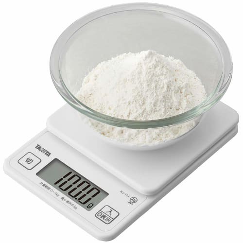 TANITA Cooking Scale (Digital Type), White, Coconut, KJ-114WH