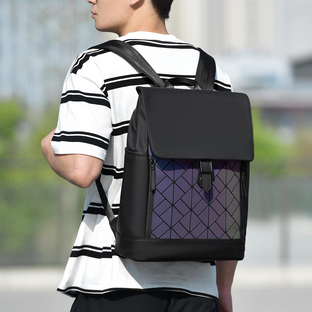 Schoolbag Fashion Business Men's Backpack Fashion High Value Large Capacity Backpack Casual Computer Bag Commuter Versatile School Bag