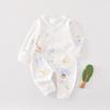 Newborn Pure Cotton Romper: Boneless Crawling Suit for Spring/Autumn