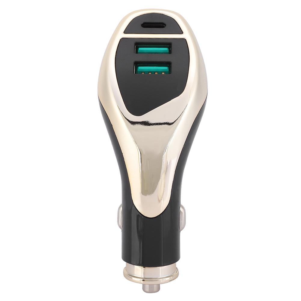 One for Three Portable Universal Vehicle Car Charger Fast Charging Accessory