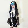 Cosplay Sexy Naughty Sister Extreme Black White Tight Skirt Cute Sister Cosplay Saint Choir Church Fancy Dress Outfit Set Halloween Anniversary Nun