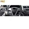 Carbon Fiber Steering Wheel Horn Ring Cover Trim For Hyundai Accent 2012-2017