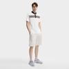 FILA Archive Simple Stripe Business Commuting Short Sleeve Polo Men Polo Cloud-White F11M437103FWT