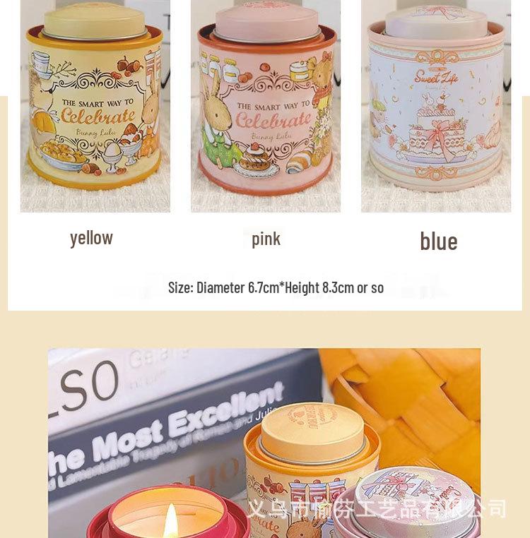 Mori Style Scented Soy Candles Gift Box - Long-Lasting Fragrance for Girls' Birthdays and High-End Bedroom Decor