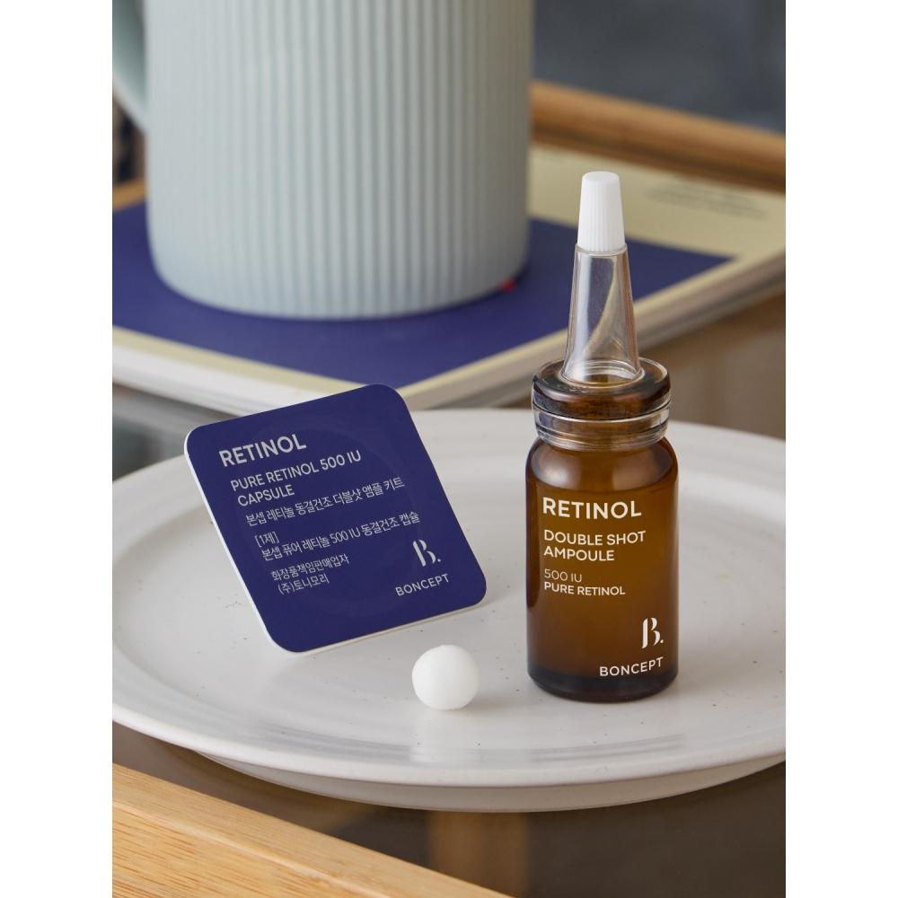 Bonsep Skincare [1 6  Tue  Open] Bonsep Retinol Freeze Dried Double Shot Ampoule Kit