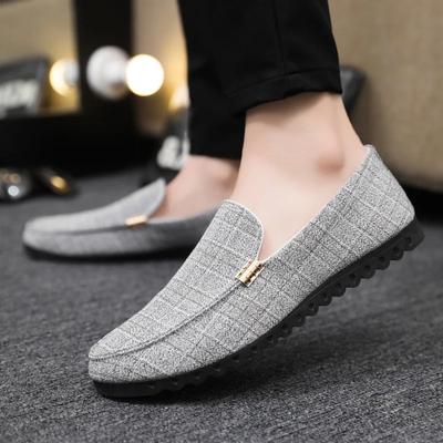 Fashion Men's Sneakers Men Loafers Comfort Flat Casual Shoes Breathable Slip-On Soft Leather Driving Flat Boat Footwear Tenis Hombres 46