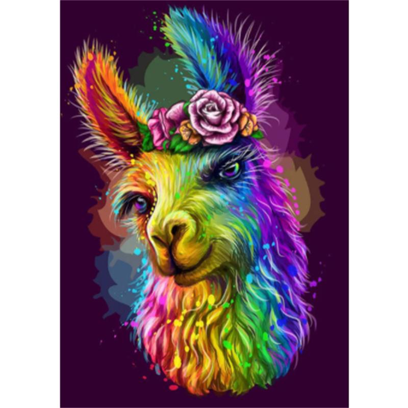 5D DIY Diamond Painting Oil Painting Animals Diamond Embroidery Cross Stitch Kit Full Rhinestone Mosaic Home Decor