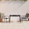 VidaXL 3-piece Garden Dining Set Anthracite Steel, Dining Set, Dining Set 3187969