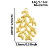 6pcs Real Gold Plated Marine Organism Shell Lobster Coral Stainless Steel Charms For Jewelry Making Supplies DIY Animal Pendant