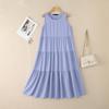 ZANZEA Women Summer Round Neck Loose Casual Sleeveless Dress