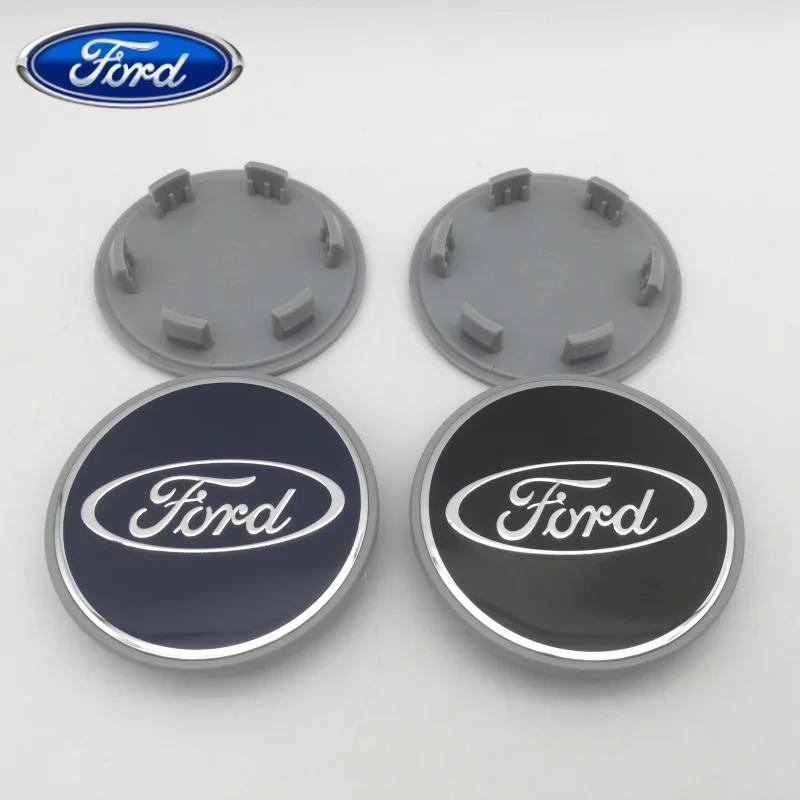 Car Sticker 2025 Hot 4pcs 3D for ford 63mm 62mm Car emblem Wheel hub Center Cap Badge covers sticker Decal styling auto Accessor