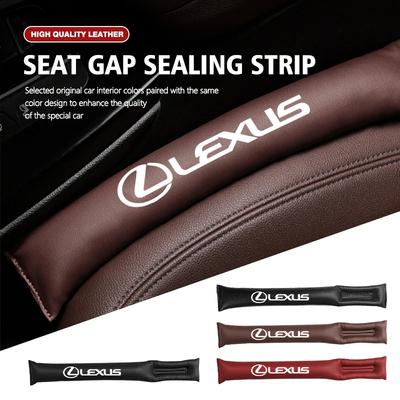 Car Seat Gap Filler Strip Soft Pads Leather Car Styling Spacer For FSPORT LBX NX RX 350h 450h ES UX 300e GS GX IS LS LX