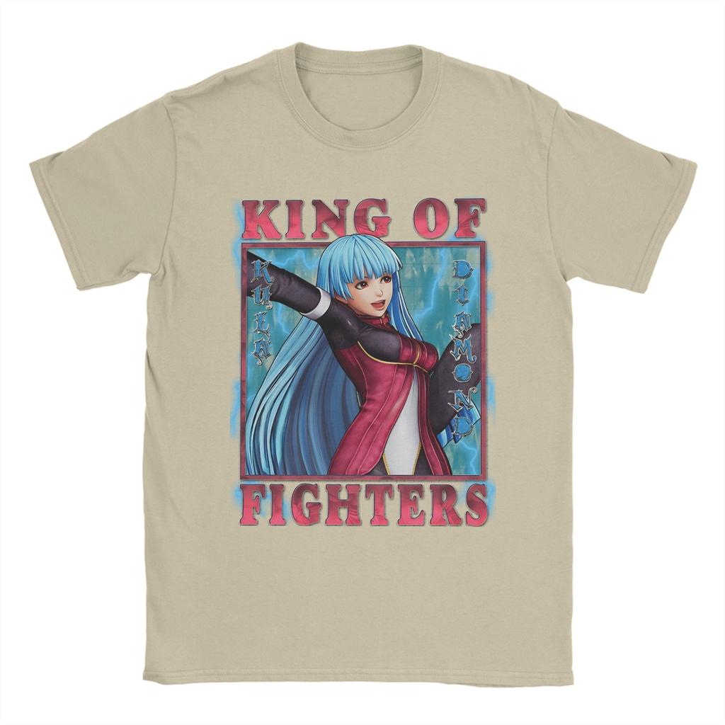 Oversized T-Shirt Summer King of Fighters XV Ice Doll Kula Diamond Hip Hop T-Shirts Cotton Tee Shirt for Unisex Short Sleeve Tops