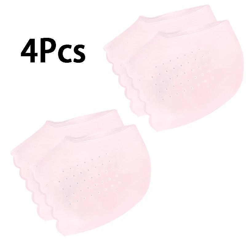 2pcs/4pcs New Silicone Heel Protectors Plantar Fasciitis Heel Socks Reducing Pressure on Soles Pain Relief Foot Care Products