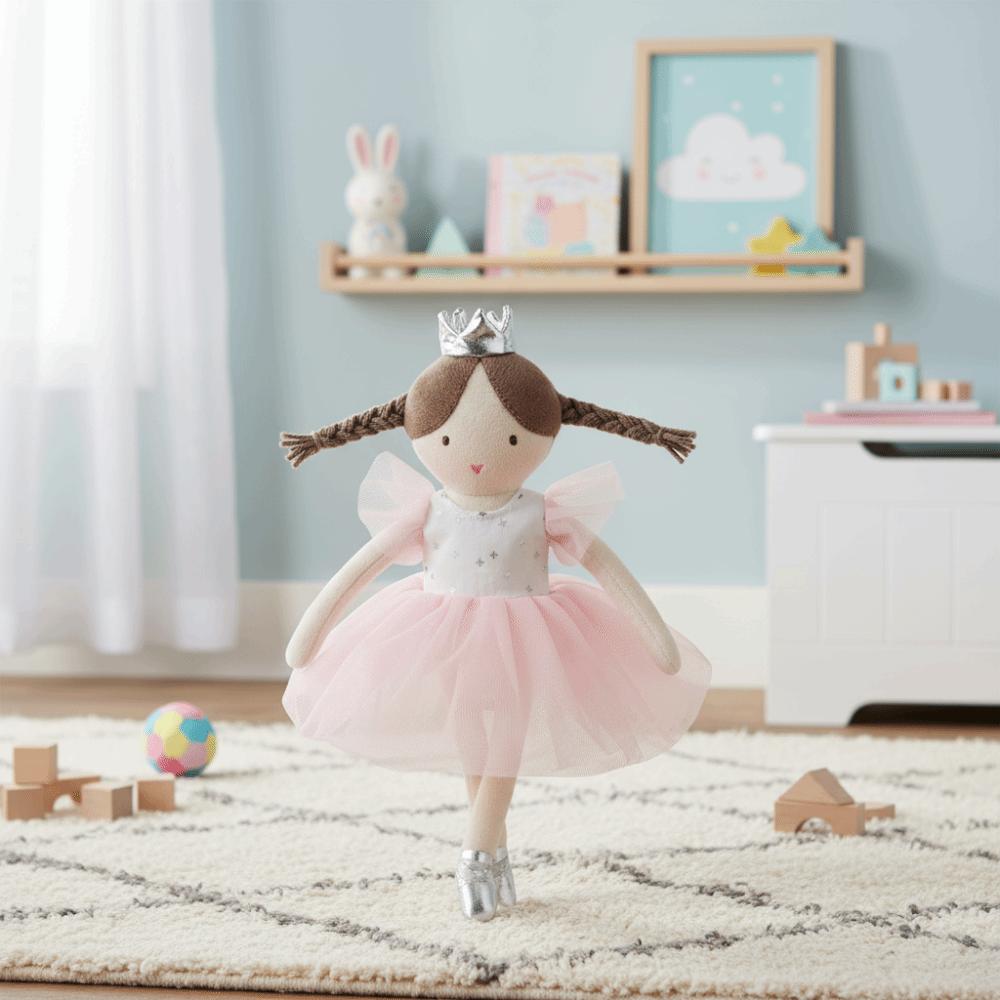 Princess Crown Stuffed Toy High Quality Soft Toy Mate Plush Doll Children