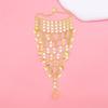 Multi Layer Golden Finger Bracelet Simple Hollow Geometric Pendant  Stage Performance