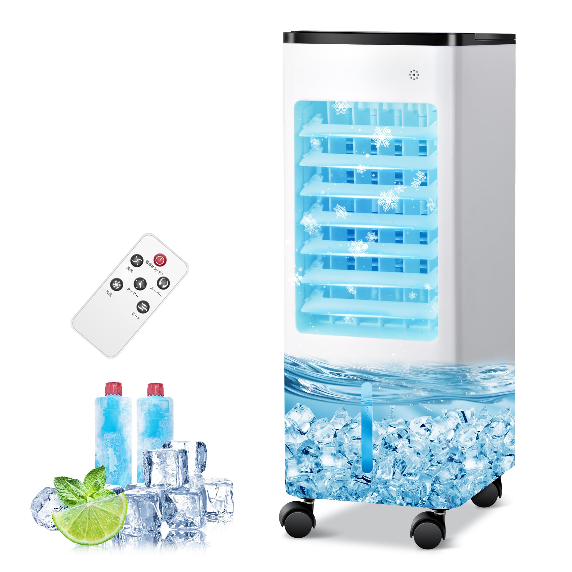 

Эксклюзивный Мощный Воздушный Охладитель Новый 6-литровый Резервуар Локальный Охладитель Портативный Кондиционер Не Требуется Установка 3 Уровня Воздушного Потока Простое Использование Охладителя Охладитель