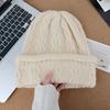 Autumn and winter wool hat women's twisted versatile personalized wool hat outdoor warm ear protection pullover hat stack hat