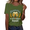 Fashion Casual Unisex Letter Print T-Shirt with Festival Graphic Design - Short Sleeve Round Neck Tee for Men and Women