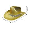 Bridal Panama Hat Jeweled Rhinestones for Women Bride Hat Sparkling Rhinestones Bridal Caps Photo Props