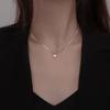 S925 Sterling Silver Necklace French Romantic Temperament Gentle Goddess Tears Pendant Clavicle Chain Creative Smart Water Drop Necklace
