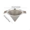 Coffee Fine Mesh Cone Strainer for Enthusiasts Easy Cleaning Versatile Professional Reusable