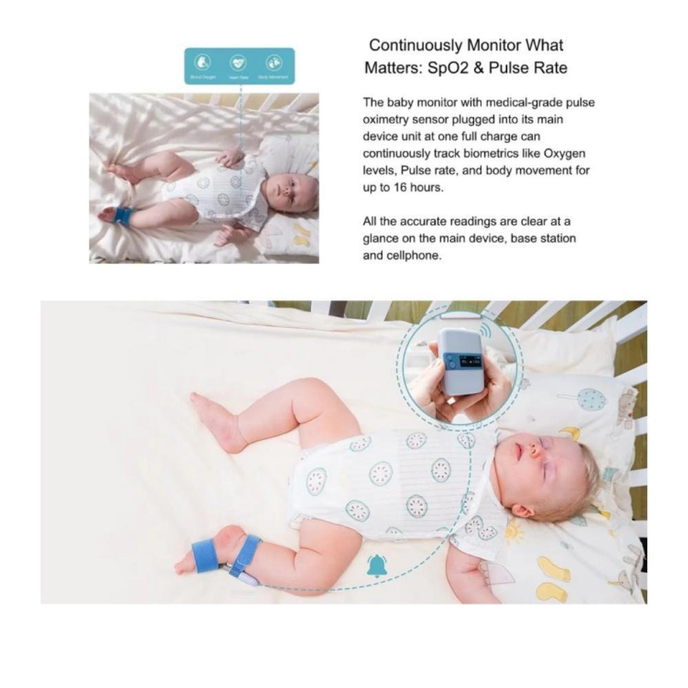 Home blood oxygen monitor for infants and young children