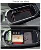 Center console tray for Toyota Center armrest storage box Tray Blue Original rubber mat included C-HR [Brown]