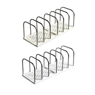 Desk File Sorter Organizers Rack 6 Section Book End Desktop Bookshelf Space Saving Bookend Magazine Stand 37x145x135mm