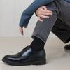 [Steps] ST322 Coma 3-Hole Eyelet Derby Black [ST322] [Shipped from Korea] 100% Authentic