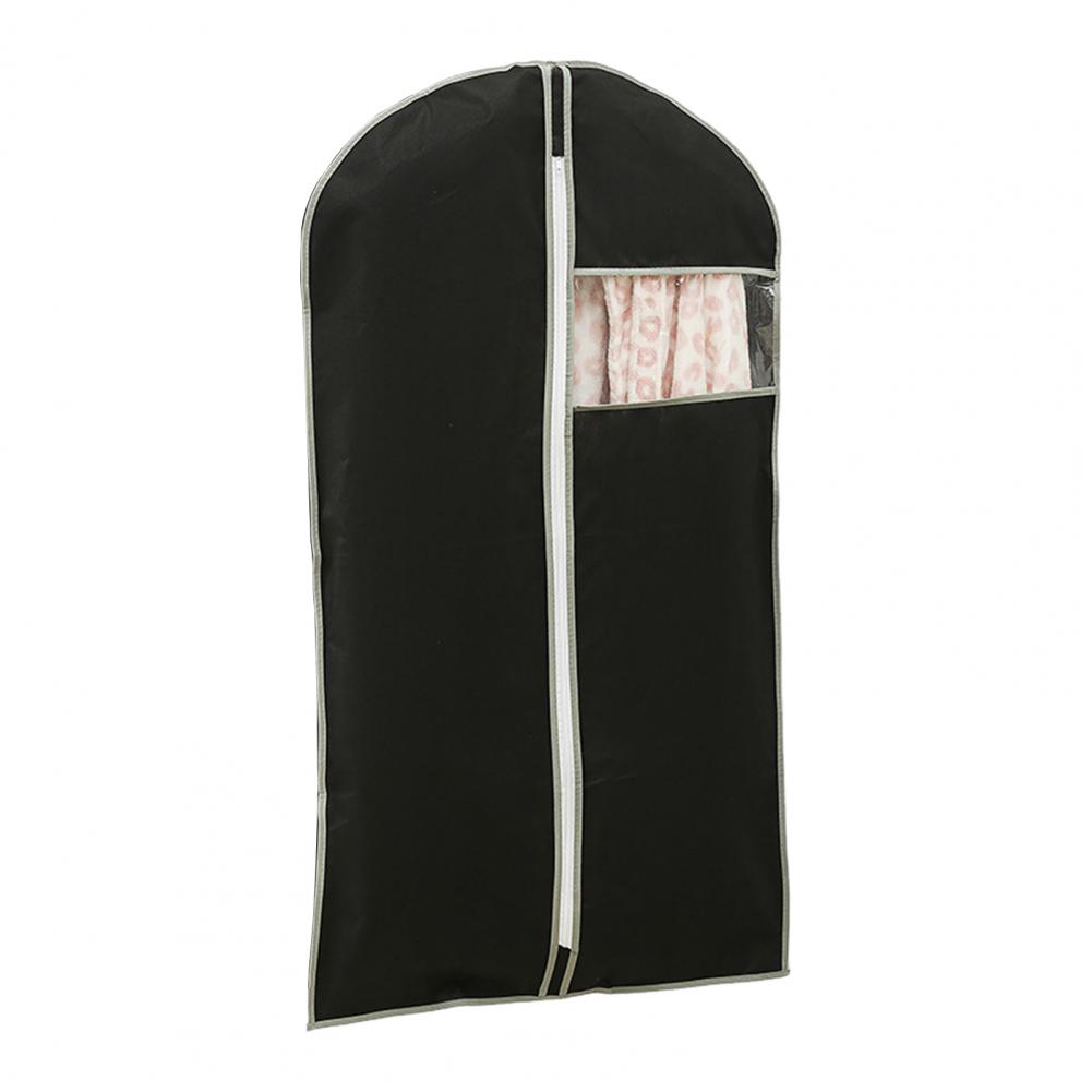 

Non-woven Dust Cover Clothing Storage Bag Garment Storage Solution Dustproof Clothing Cover with Transparent Window for Coat