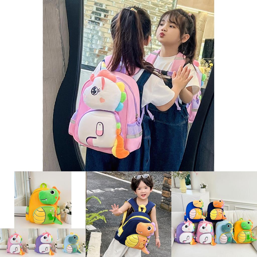 Cute Cartoon Toddler Backpack For Boys And Girls Ages 2-5 Dinosaur Theme