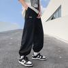 Overalls Men's Spring and Summer New Korean Version of Trendy Brand Ins Loose Solid Color Casual Pants Student Fashion Cotton Leggings