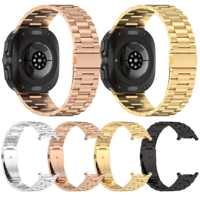 Waterproof Watch Strap Wristband for Watch Ultra 47mm Sports Watch Metal Band Anti-scratch Sweatproof Strap