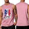 Men's Sleeveless Athletic Tank Top with Graphic Print for Sports Gym Training Casual Wear Summer Outdoor Activities