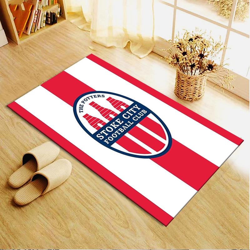2025 New Stoke City FC Carpet Rug for Living Room Bedroom Home Sofa Decoration,Kids play Non-slip Floor Mat182