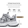 Scarpe Sportive Casual da Donna HuiLi con Suola Chunky Argentata - Stile Autunno/Inverno 2025