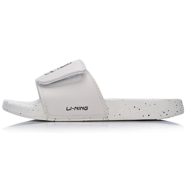 Li-Ning Sport Slides White Unisex AGAM007-1 EU 39⅔