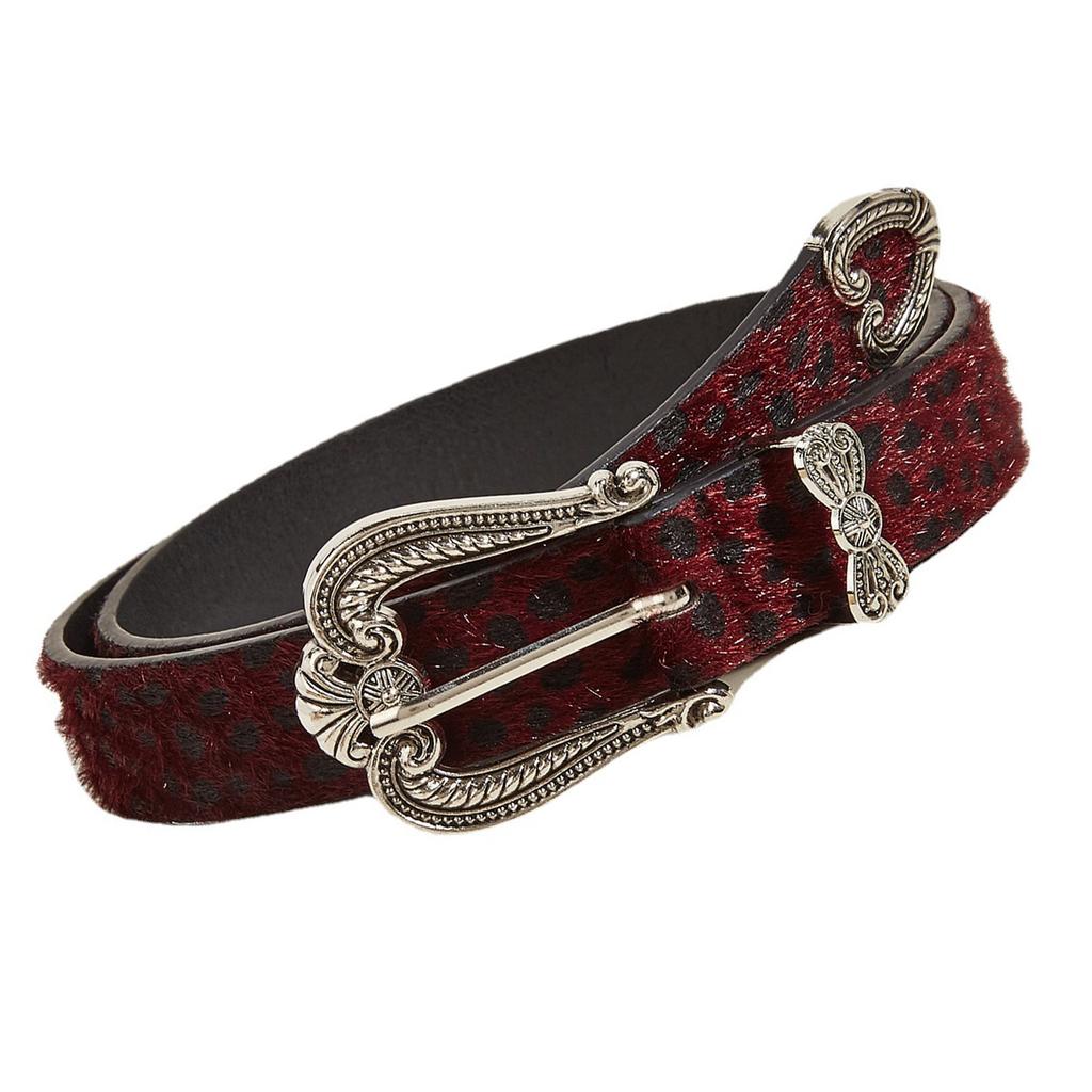 Unique Waist Belt Leopard Print Chain for Cowboy Cowgirl Stylish Hot Buckle Retro Hot Buckle Waist Chain Belt