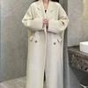 New Autumn and Winter Double-sided Wool Coat Long Korean Style Loose Casual Long Woolen Jacket