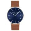 Watch Quartz Movement Leather Strap 41mm Blue Dial Men's Watch Fashion and Leisure 14602151