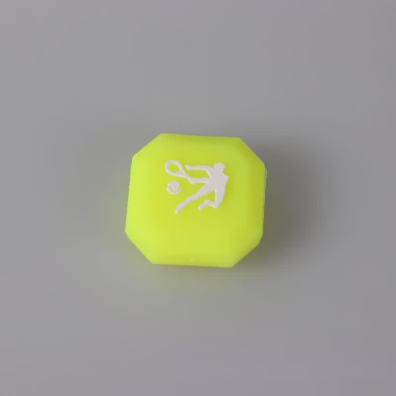 LISM Tennis Racket Silicone Square Shock Absorber