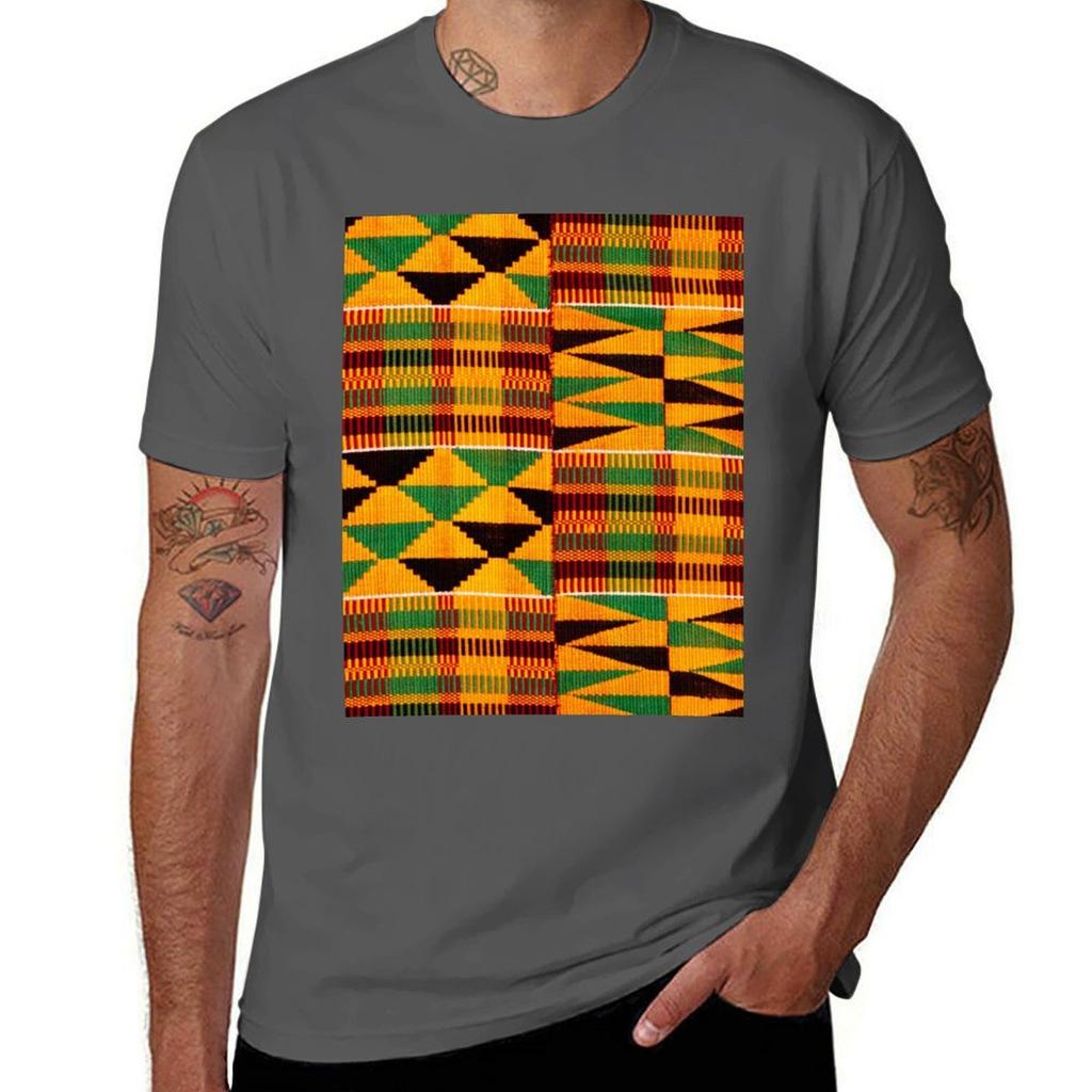 African Pattern Authentic Kente Cloth Pattern African Ghana Design Tshirt T Shirts With Prints Unisexs Graphic T Shirts Tshirt