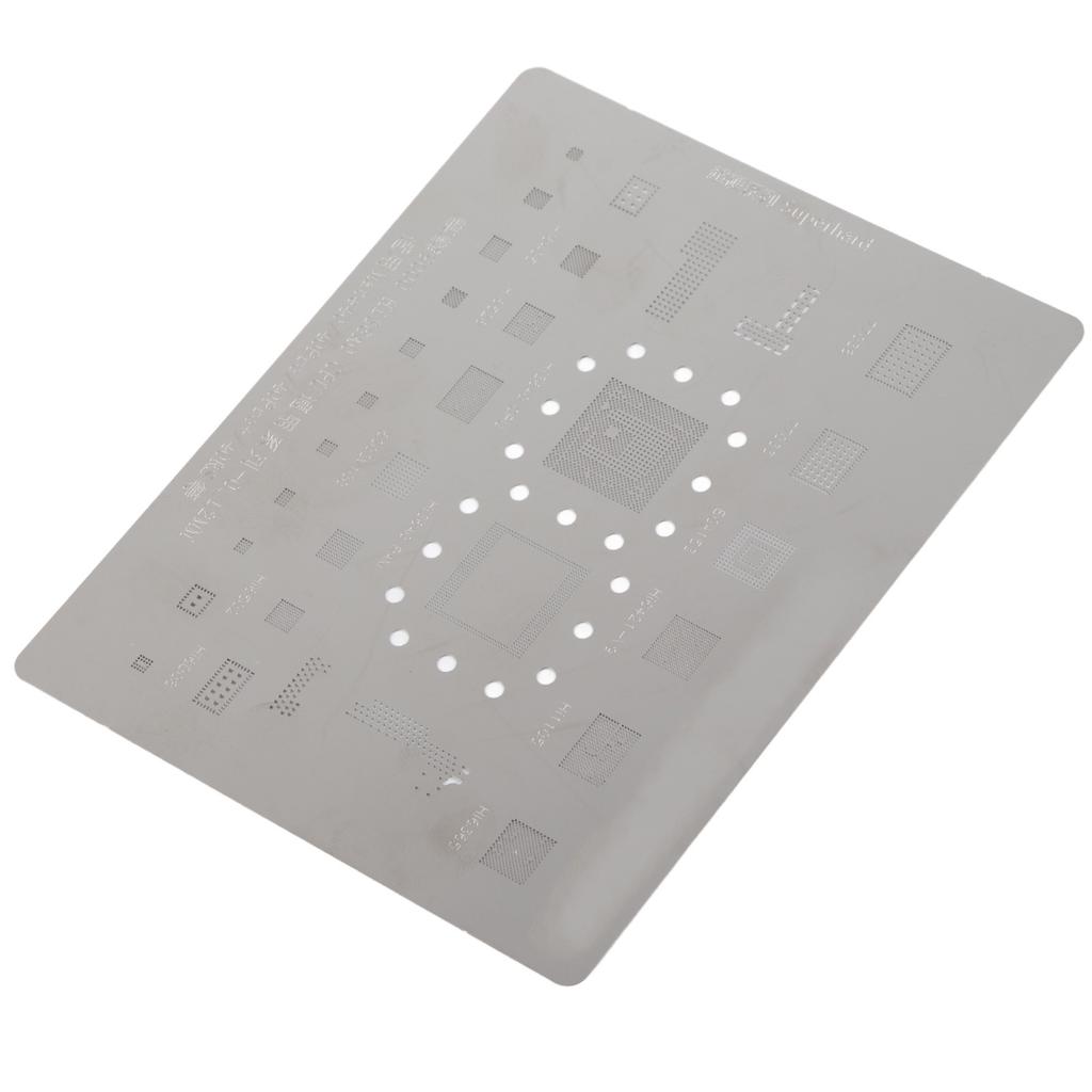 BGA Reballing Stencil Template Stainless Steel Portable High Temperature Resistant Reballing Rework